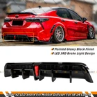 For 2018-2024 Toyota Camry Xse Yofer V2 Gloss Black Led Rear Bumper Diffuser New. Price: $159.99.