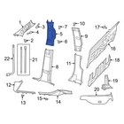 For Ram 2500 2019-2025 6NH43TX7AD Left Lower Door Pillar Post Trim Set New. Price: $80.08.