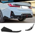 For 23-26 Bmw G20 3-SERIES Ikon Style Rear Bumper Side Corner Apron Gloss Black New. Price: $59.99.