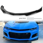Gloss Black Front Bumper Lip Splitter Abs Fits For 16-22 Chevy Camaro 1LE Style New. Price: $69.99.