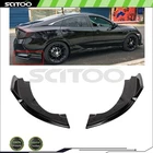 Rear Bumper Lip Diffuser Splitter Glossy Black For Honda Civic 16-20 Sedan 2PCS New. Price: $39.88.