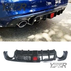 For 2018-2024 Infiniti Q50 Carbon Look Rear Bumper Diffuser Lip W/ Led Light New. Price: $65.99.