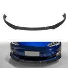 For Tesla Model 2016-2020 Stp-style Carbon Fiber Look Front Bumper Lip Spoiler New. Price: $71.07.