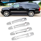 Fits 07-14 Silverado Sierra Escalade Door Handle Covers W/ 1-KEYHOLE Abs Chrome New. Price: $28.99.