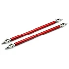 2 Red Adjust Front Bumper Lip Splitter Strut Rod Support Tie Bar 7.87" To 10.43" New. Price: $12.99.