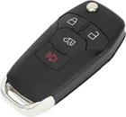 Autohaux Shell Case Keyless Entry Remote Fob Black, Silver Tone New. Price: $16.97.