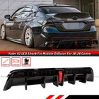 For 2018-2024 Toyota Camry Xse Yofer V2 Gloss Black Led Rear Bumper Diffuser New. Price: $159.99.
