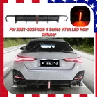 For 21-25 Bmw G26 Series M440I Grancoupe Dual Exhaust Led Rear Bumper Diffuser New. Price: $417.99.