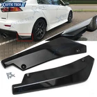 Jdm Gloss Black Rear Bumper Canard Splitter Wrap Lip For Mitsubishi Lancer Evo New. Price: $22.88.