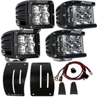 Rigid Cowl Mount Side Shooter D-ss Pro Led Lights Kit For Jeep Wrangler Jl New. Price: $1039.97.