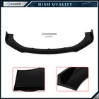 3PC Universal Valance Front Bumper Lip Splitter Chin Spoiler Painted Black Pp New. Price: $38.95.