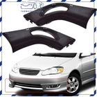 1 Pair Front Bumper Lip Splitter Wrap Angle For Toyota Corolla 05-08 Style New. Price: $34.56.