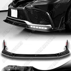 For 21-24 Camry Xse Painted Black Front Bumper Lip W/ Led Sequential Lights New. Price: $152.99.
