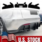 Gloss Black Rear Bumper Diffuser Extension Lip Kit For Tesla Model Y 2019-2025 New. Price: $36.23.