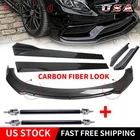 For Mercedes-benz Carbon Fiber Front Bumper Lip Spoiler 86.6" Side Skirt Kit New. Price: $112.89.