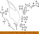 Chrysler Oem 07-25 1500 Classic Rear Door Lock Hardware-lower Hinge Nut 6101831 New. Price: $91.79.