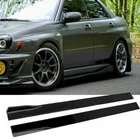 For Subaru Impreza Wrx Sti 86.6'' Glossy Black Cs Style Side Skirt Rocker Panel New. Price: $42.20.