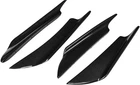 Scitoo Plastic Body Front Bumper Splitter Fins Universal Glossy Carbon Look Used. Price: $18.99.