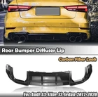 Carbon Fiber Rear Bumper Diffuser Lip Kit For Audi A3 Sedan 2017-2019 2018 New. Price: $140.00.