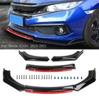 Front Bumper Lip Spoiler For Honda Civic 2013-2021 Sedan Hatchback Gloss Black New. Price: $41.57.
