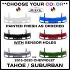 New Painted Front Bumper For 2015-2020 Tahoe Suburban *choose Color* GM1000974. Price: $533.38.