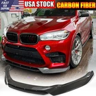 For Bmw F85 X5M F86 X6M 2014-2018 Real Carbon Front Bumper Lip Spoiler Splitters New. Price: $569.05.