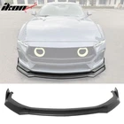 Fits 24-26 Ford Mustang Front Bumper Lip 3PC Spoiler Matte Black Lower Splitter New. Price: $83.99.