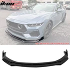 Fits 24-26 Ford Mustang Front Bumper Lip 3PC Spoiler Gloss Black Lower Splitter New. Price: $89.99.