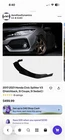 2017-2021 Honda Civic Splitter V3( Hatchback, Si Coupe, Sedan ) New. Price: $350.00.
