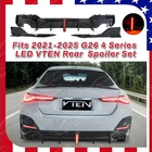 Fits 21-25 Bmw G26 Series 430I Single Exhaust Rear Diffuser W/ Corner Splitter New. Price: $429.99.