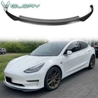 Fits 17-23 Tesla Model Ikon Style Unpainted Black Front Bumper Lip Spoiler Pp New. Price: $160.99.