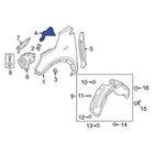 Kia Sorento 2016-2020 66315C5000 Left Fender Reinforcement Bar New. Price: $45.50.
