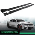 Side Skirts Accessories Carbon Fiber Look Rock Panel Fit For 15-23 Dodge Charger New. Price: $113.95.