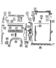 Genuine Mopar Sliding Door Track Passenger 68626710AA New. Price: $1004.92.