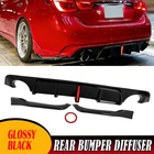 For 2018-2024 Infiniti Q50 Rear Bumper Diffuser Gloss Black W/V2 Led Brake Light New. Price: $129.95.
