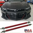 8"-11" Front Bumper Lip Splitter Strut Rod Tie Support Bars For Chevy Camaro New. Price: $12.34.