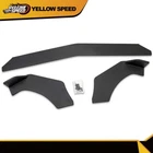 Universal Car Glossy Black Chin Front Bumper Lip Body Kit Splitters Spoiler Us New. Price: $60.74.