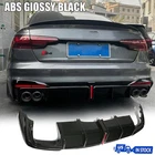 Gloss Black Rear Bumper Diffuser Lip Spoiler For Audi A4 S-line S4 B10 2020-2024 New. Price: $268.20.