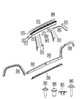 Genuine Mopar Quarter Outside Molding Right 5XQ40DX8AF New. Price: $248.89.