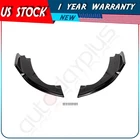 For Honda Civic 16-18 2PCS Glossy Black Rear Bumper Lip Diffuser Splitter New. Price: $37.09.