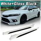 For Honda Civic 11TH Gen 2022-25 Yofer White Pearl & Black Side Skirt Extensions New. Price: $199.49.
