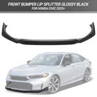 Glossy Black Yofer Front Bumper Lip Splitter For Honda Civic Sedan Hatch 2025+ New. Price: $90.99.