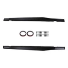 Abs Side Skirt Extension Panel Lip For Chevy Camaro Ls Lt 10-2015 Gloss Black New. Price: $76.09.