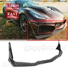 For Corvette C7 ZR1 Conversion Bumper Carbon Fiber Front Lip Splitter W/ Winglet New. Price: $227.99.