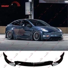 Fit For 2020-2024 Tesla Model Y Front Bumper Lip Splitter 3PCS Gloss Black. New. Price: $77.74.