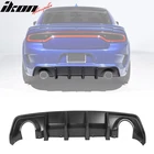 Fits 20-23 Dodge Charger Widebody Matte Black Rear Bumper Diffuser Ikon Style Pp New. Price: $104.99.