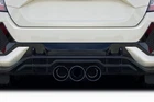 17-20 Honda Civic Bz Duraflex Rear Bumper Add Ons Body Kit 116932 New. Price: $89.00.