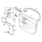 For Dodge Hornet 23-25 Front Right Interior Door Handle Screw Cap New. Price: $13.87.