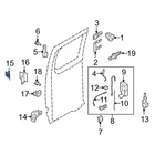 Ford E-250 2008-2014 6C2Z1527218AA Rear Left Door Check Bracket New. Price: $17.27.