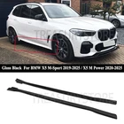 For Bmw G05 Sport F95 19-2025 V Style Gloss Black Side Skirt Extension New. Price: $129.99.